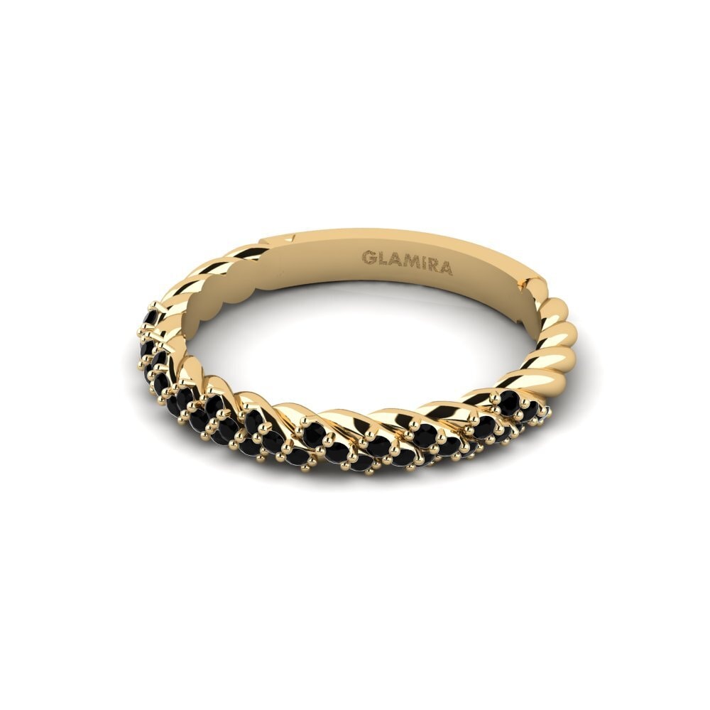 Zafiro negro Anillo Jawalida