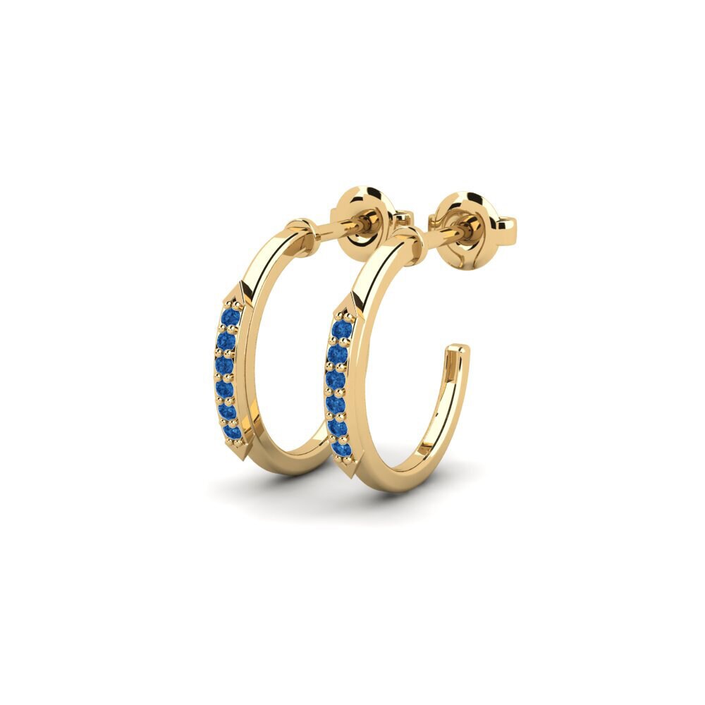 sapphire-zirconia Women's ต่างหู Juldyz