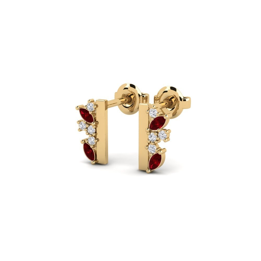 ruby-zirconia Women's ต่างหู Jultelke