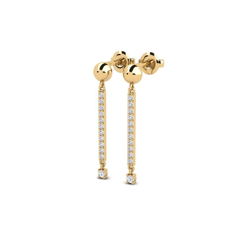 Đá Zirconia Bông tai nữ Jylau