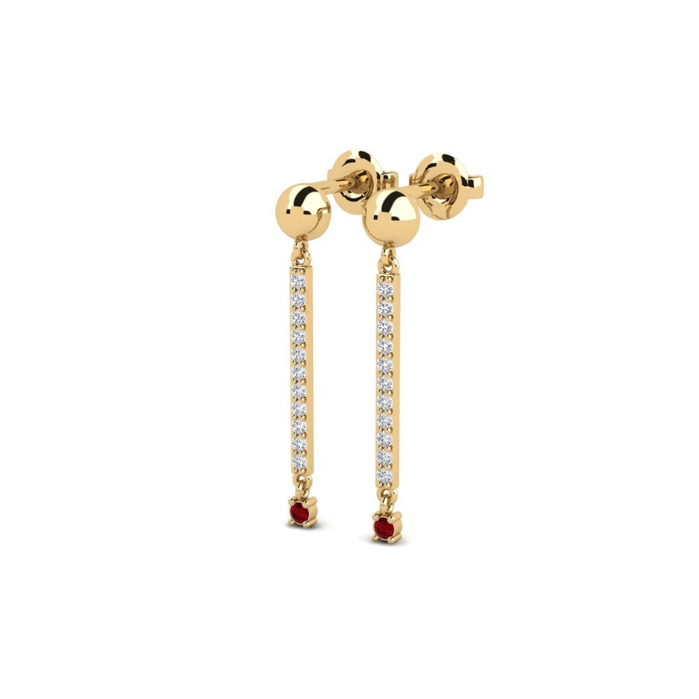 ruby-zirconia Women's ต่างหู Jylau