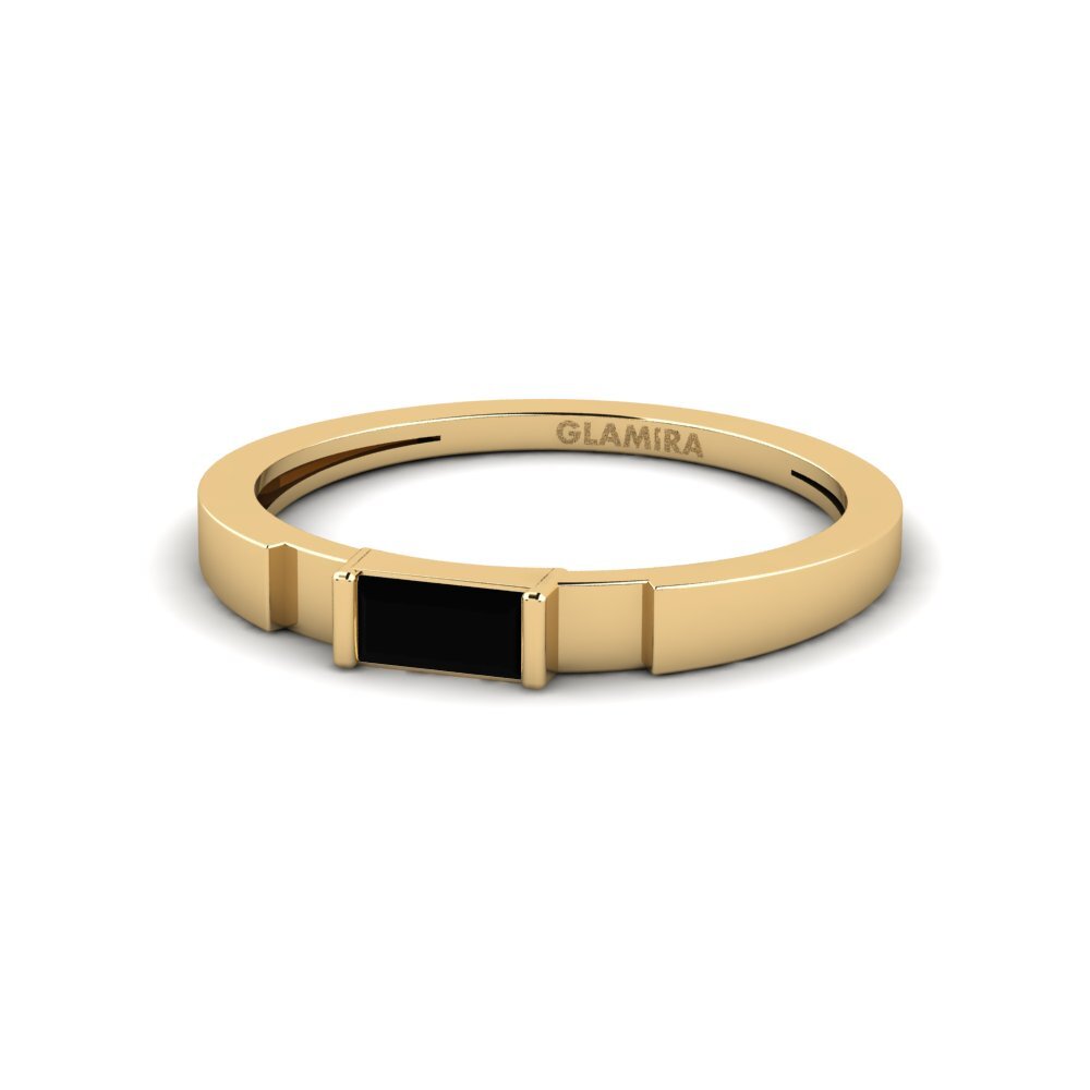 Schwarzer Diamant Ring Oravine