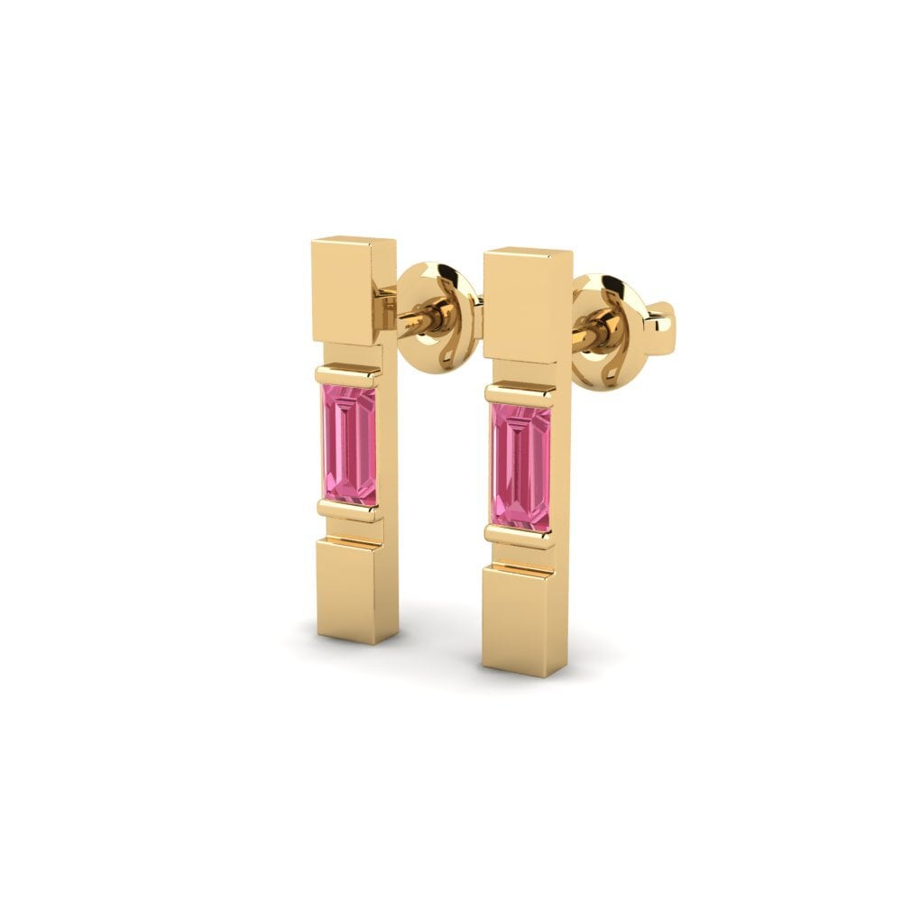 Pink Sapphire Women's Earring Oressia