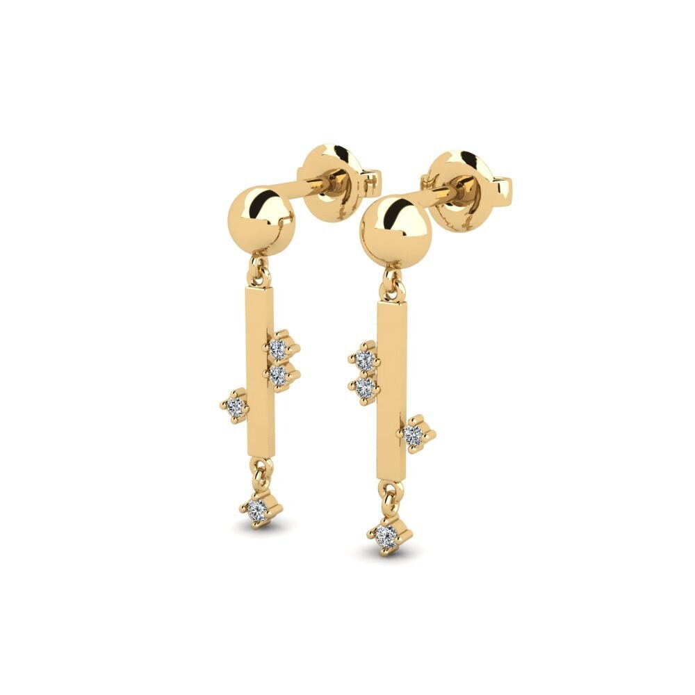 Đá Zirconia Bông tai nữ Qaraqat