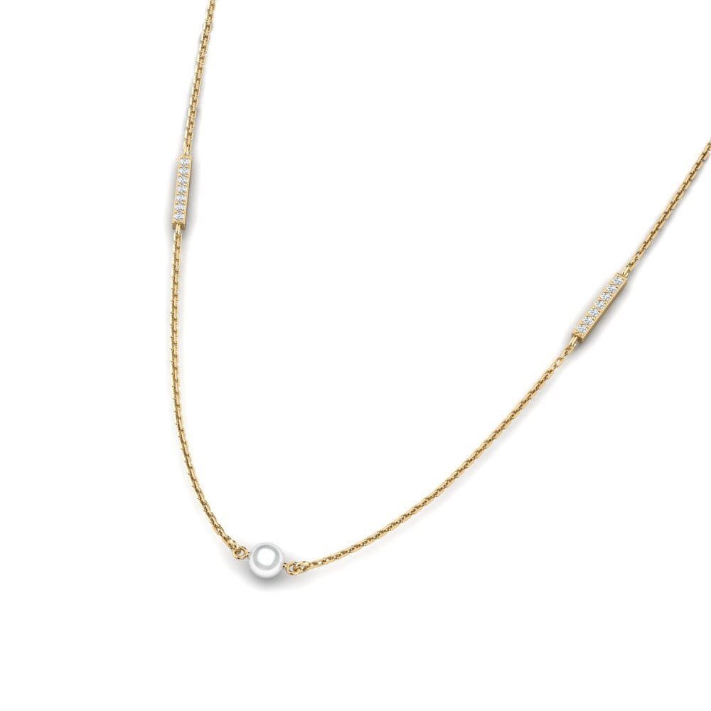 Zirconia Women's Necklace Serrati