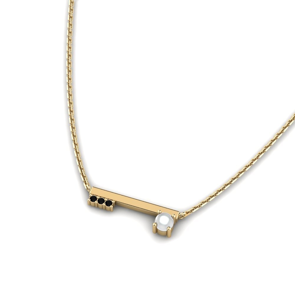 Black Diamond Women's Necklace Streptomy