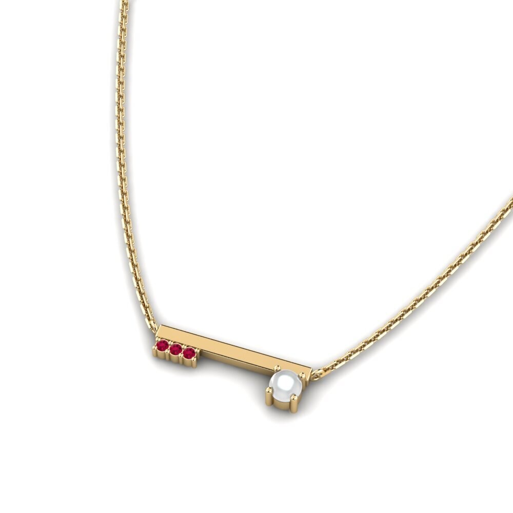 Ruby Women's Necklace Streptomy