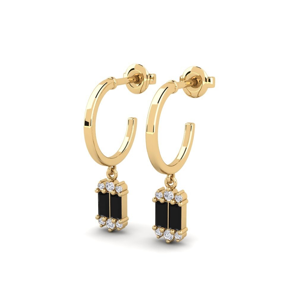 Black Diamond Women's Earring Talnotry