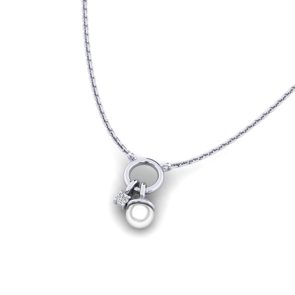 14ct White Gold Women's Necklace Tularensis
