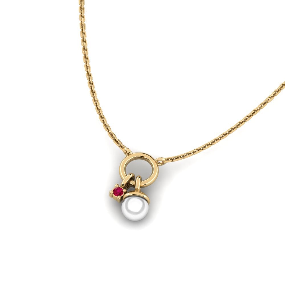 Ruby Women's Necklace Tularensis