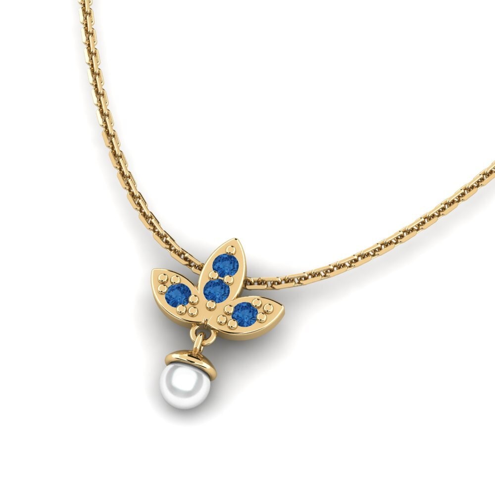 Dark Blue Zirconia Women's Pendant Vinelandi