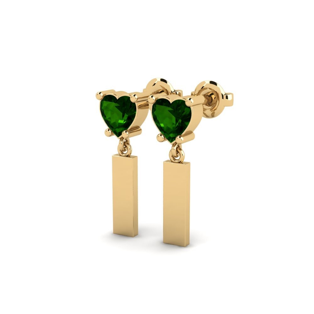 Đá Tourmaline Xanh / Bích tỷ Bông tai nữ Vireda