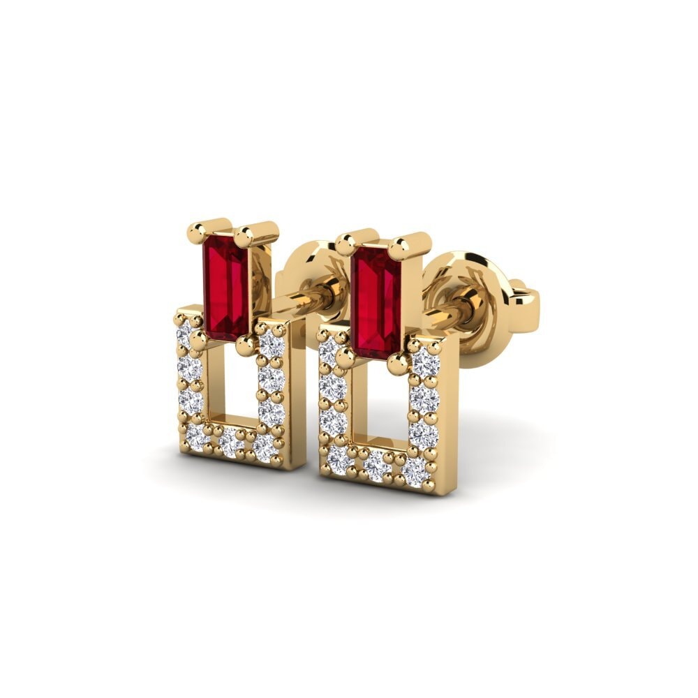 ruby-zirconia Women's ต่างหู Woking