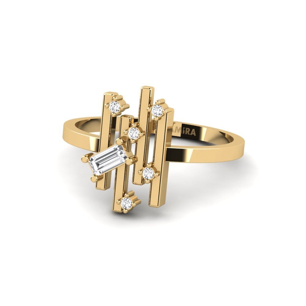 White sapphire Ring Yakaza
