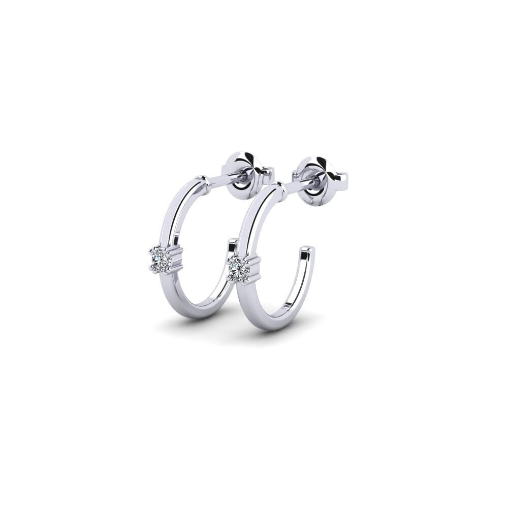 Plata 925 Circonita Pendiente de mujer Ayr