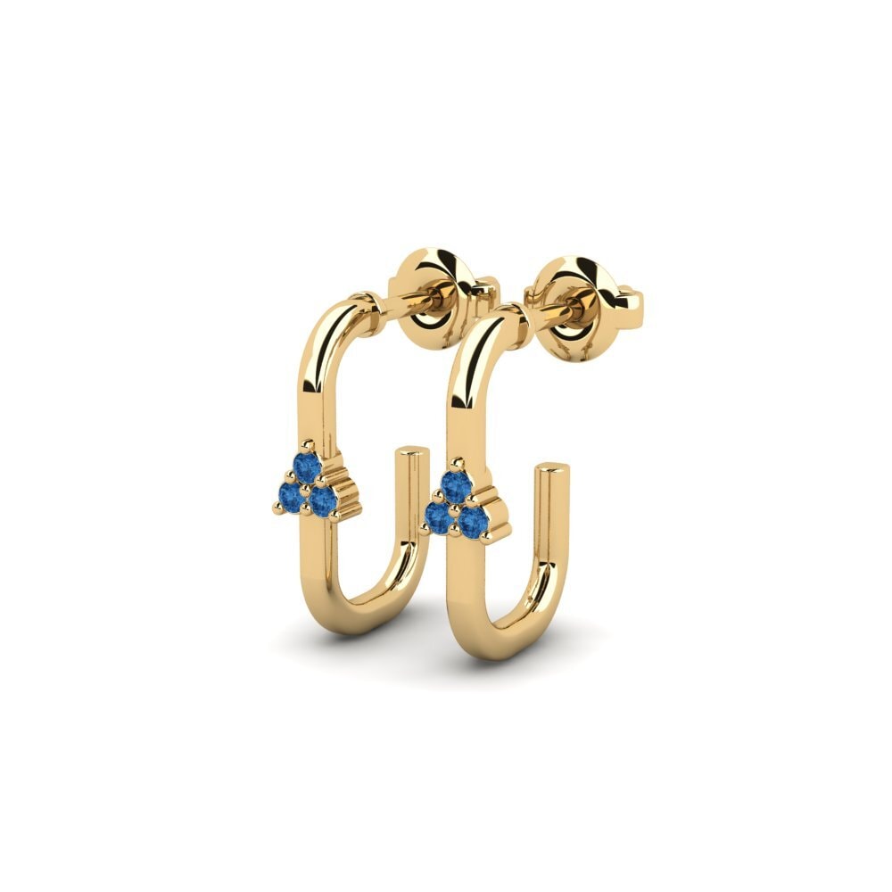 sapphire-zirconia Women's ต่างหู Barnsley