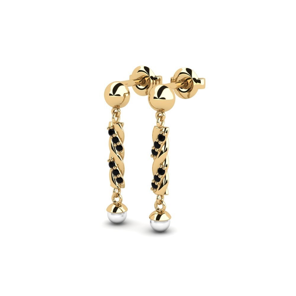 Black Diamond Women's Earring Bezalel