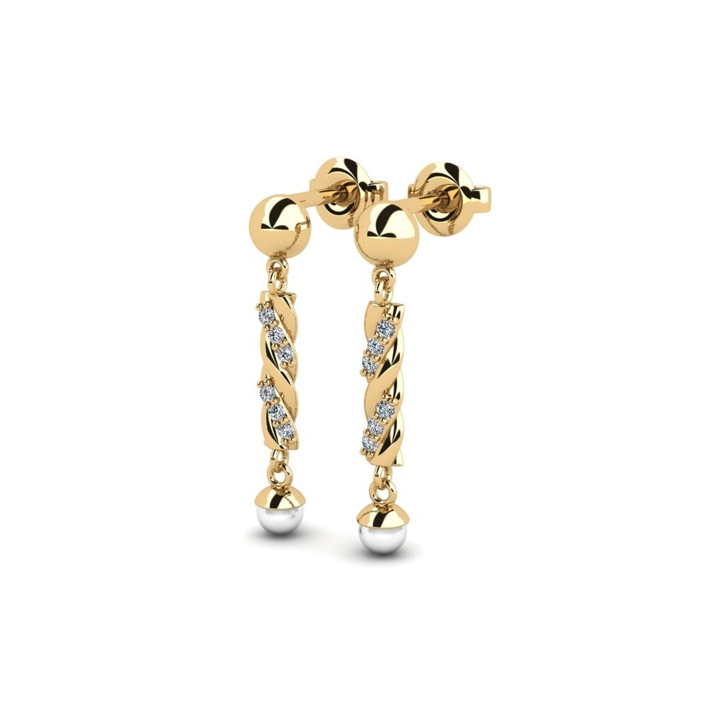 Đá Zirconia Bông tai nữ Bezalel