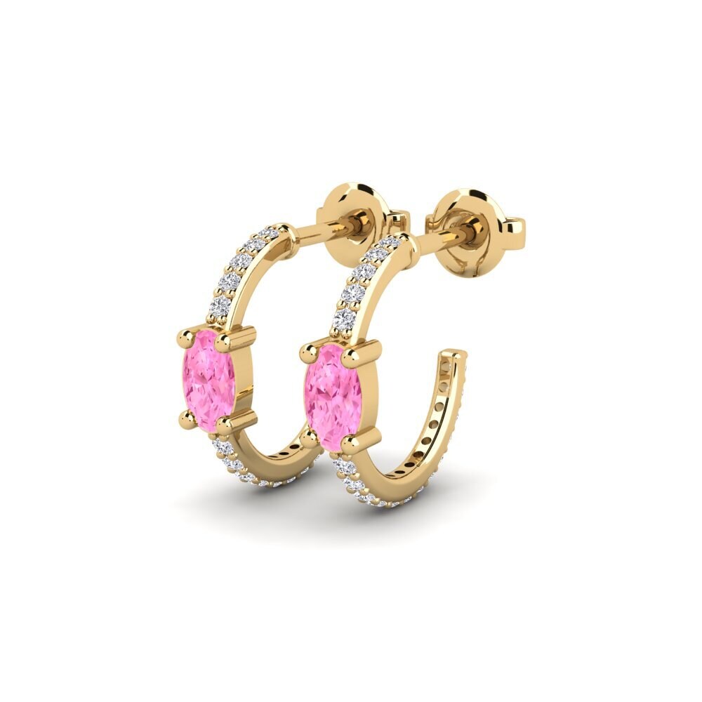 Pink Sapphire Women's Earring Dundonald