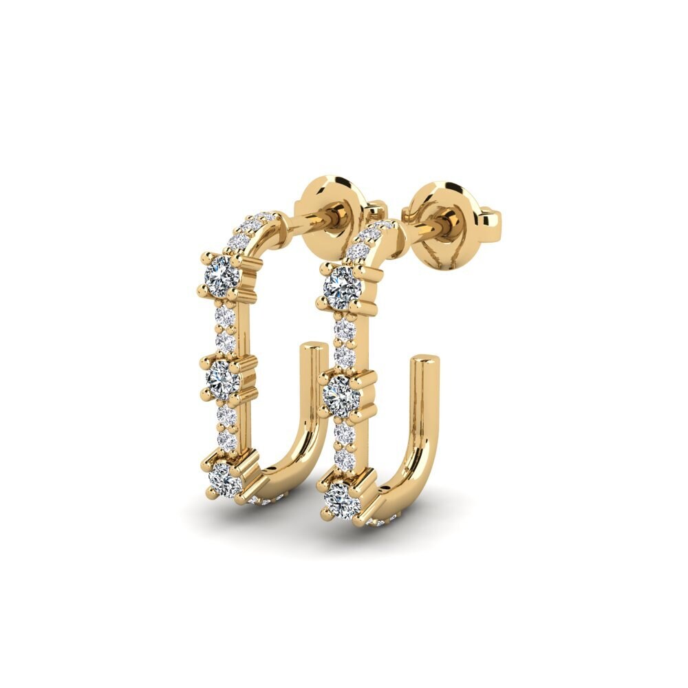 Đá Zirconia Bông tai nữ Ellesmere