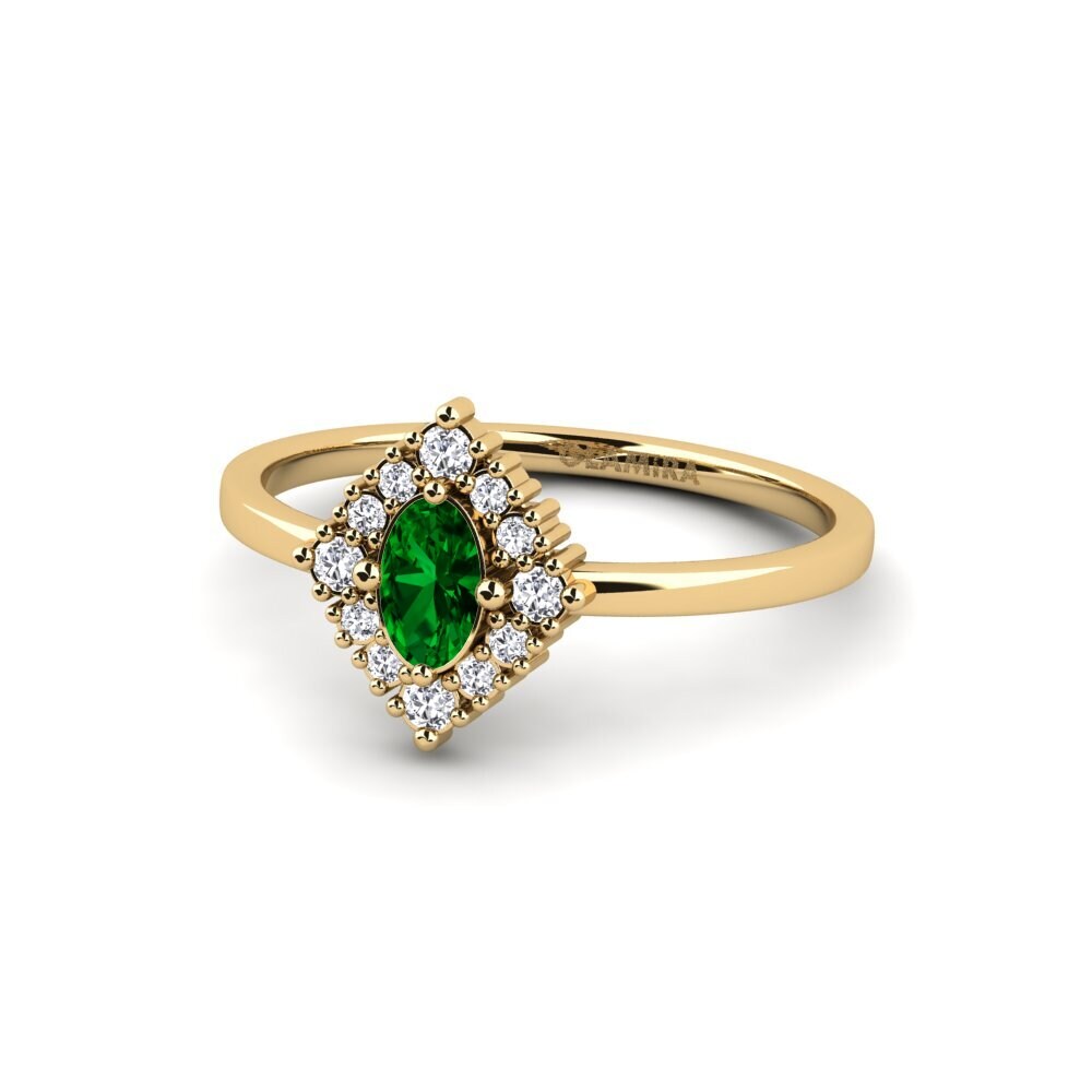 Green Zirconia Ring Elowen