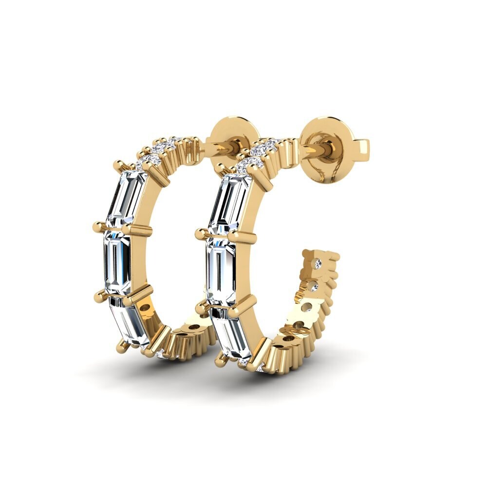 Đá Zirconia Bông tai nữ Girvan