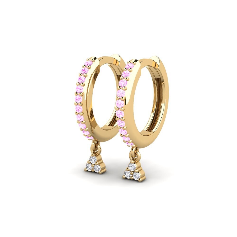 Pink Sapphire Women's Earring Humshaugh