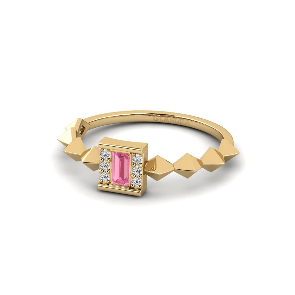 Rosa Saphir Ring Meyais