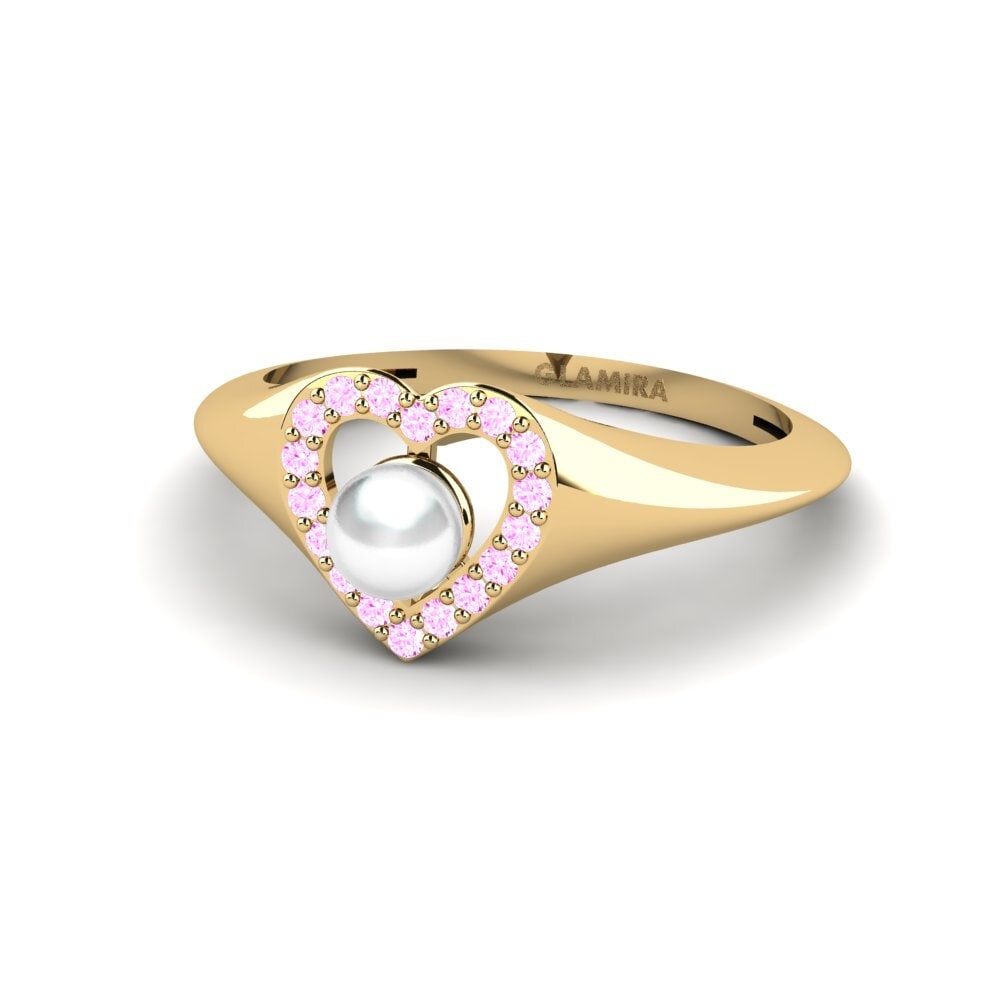 Zafiro Rosado Anillo Minstrels