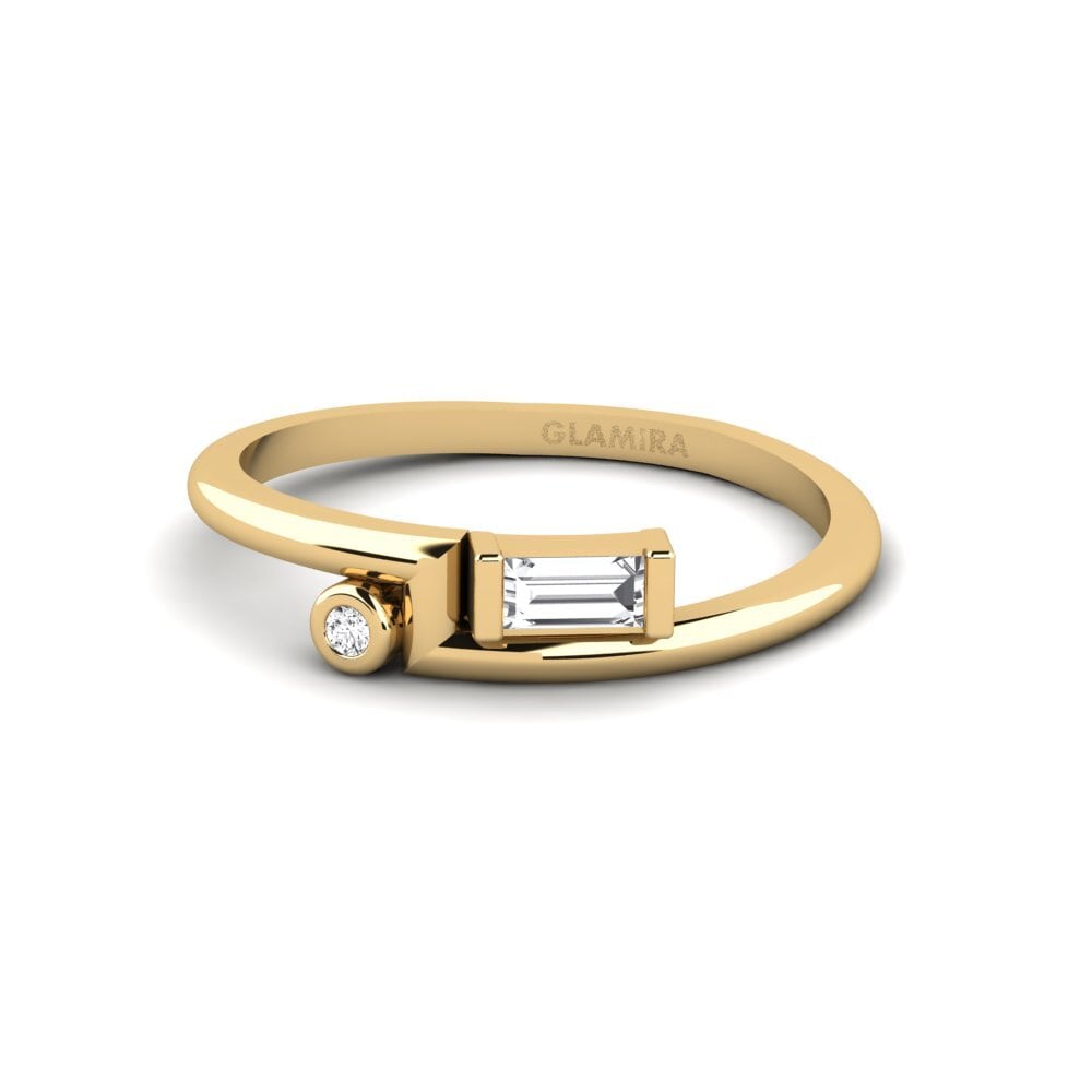 White sapphire Ring Lazha