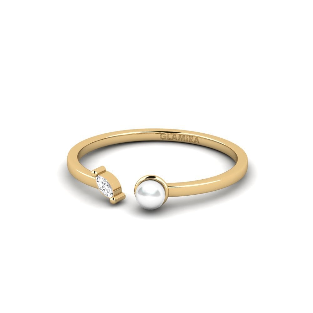Marquesa Zafiro blanco Anillo Vesta