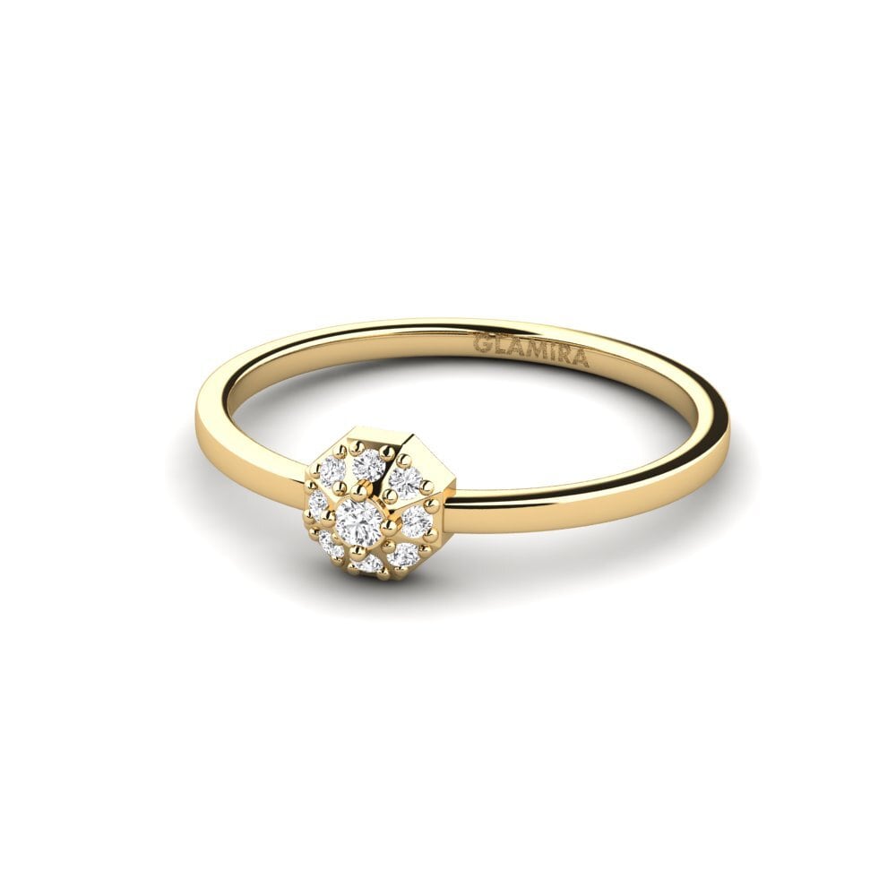 White sapphire Ring Bare