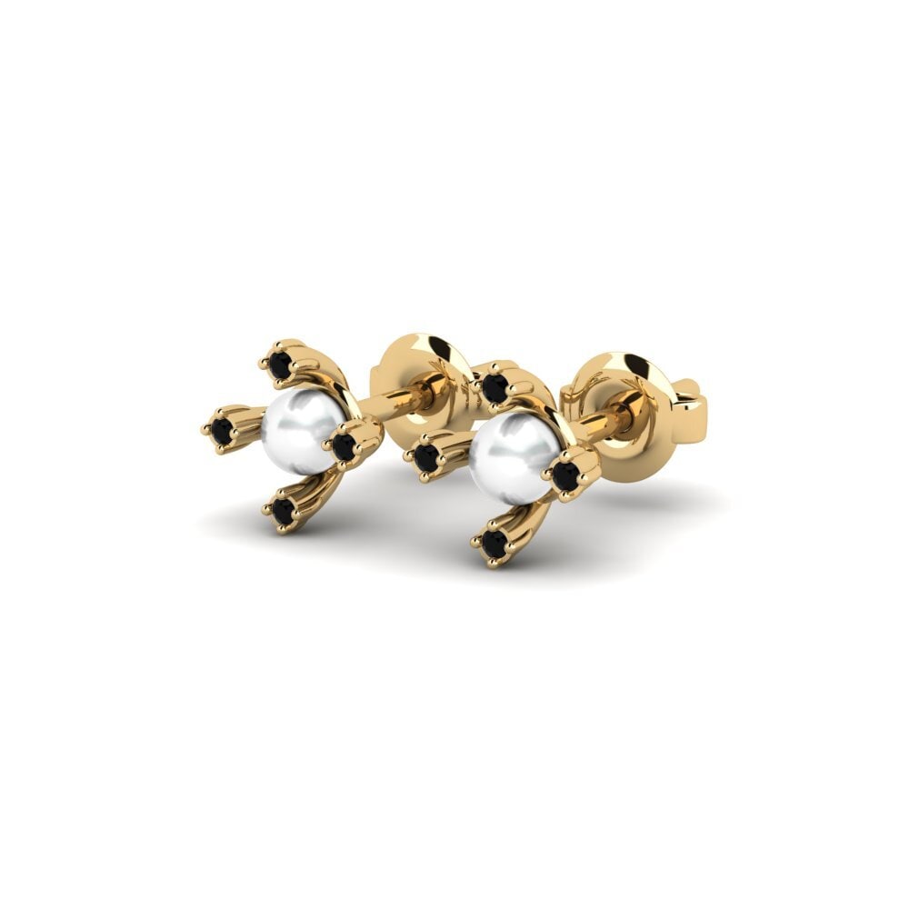 Ônix Negro Brincos Feminino Marinomon