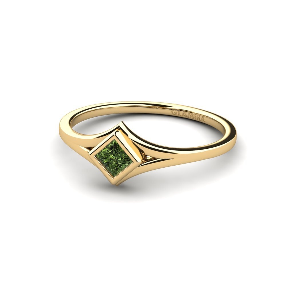 Green Sapphire Ring Stillness