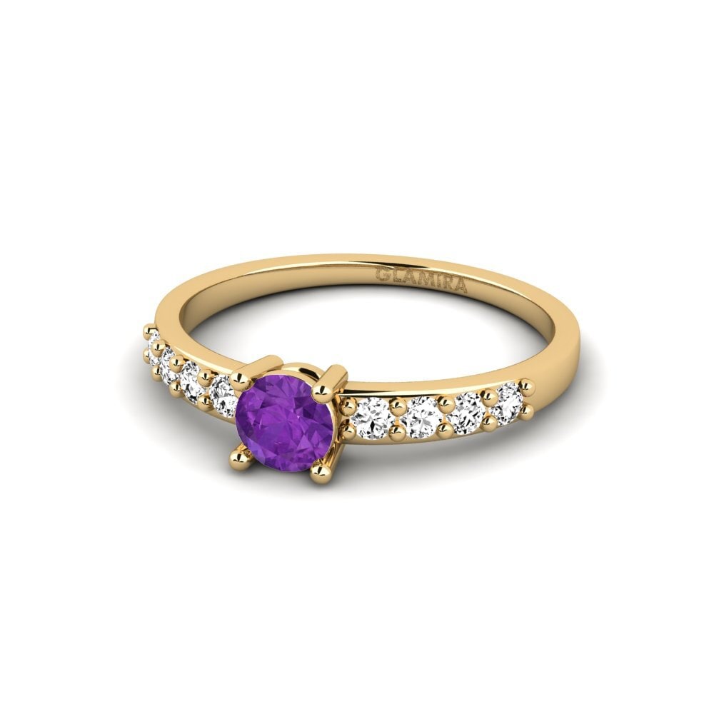 Amethyst Engagement Ring Bellechasse