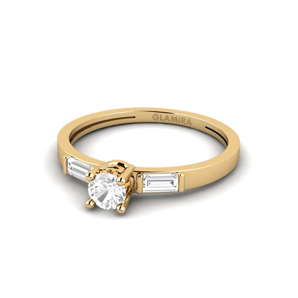 White sapphire Engagement Ring Coyhaique