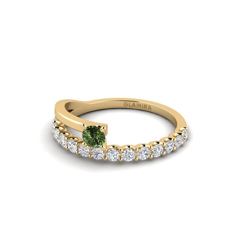Green Sapphire Ring Fergana