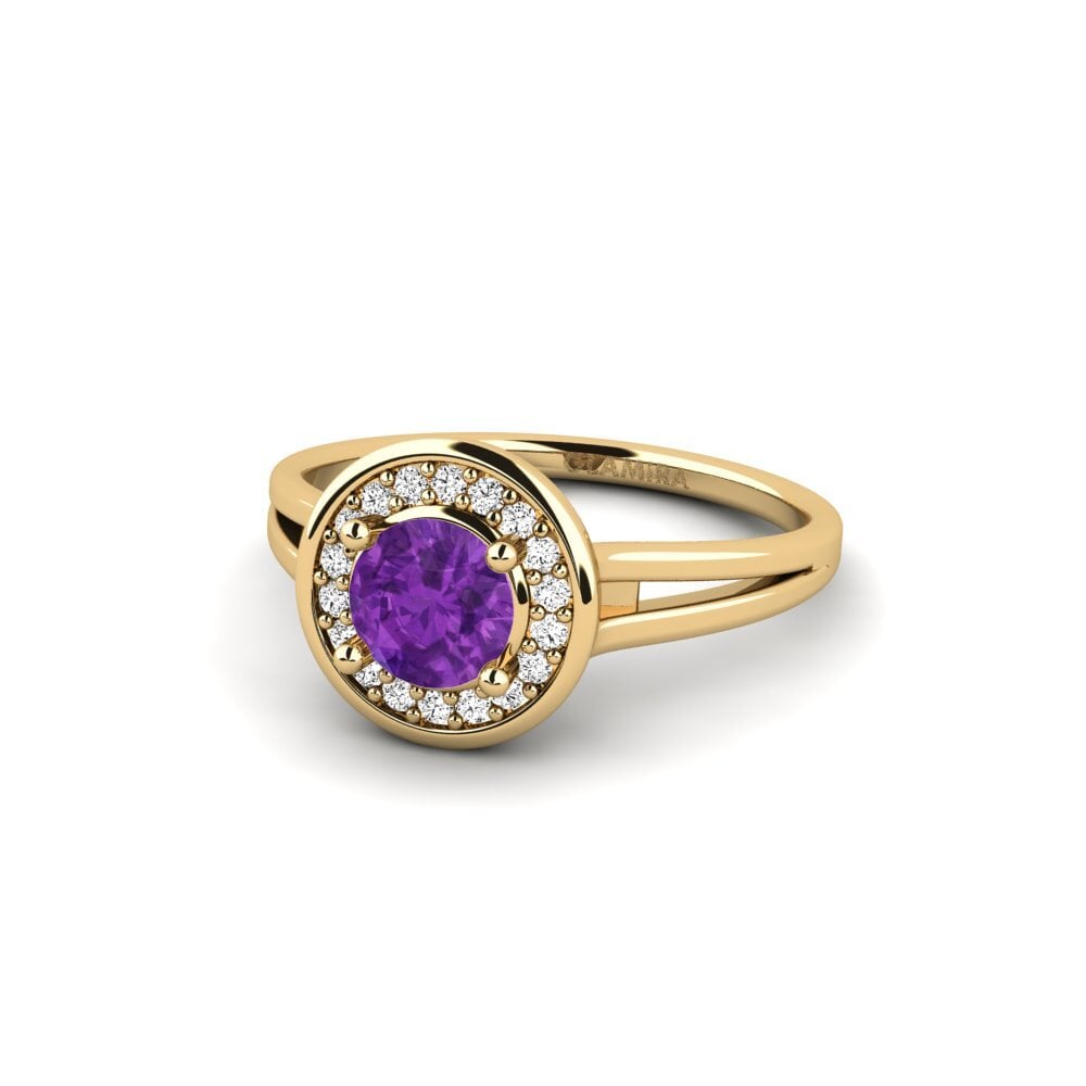 Amethyst Engagement Ring Fleurus