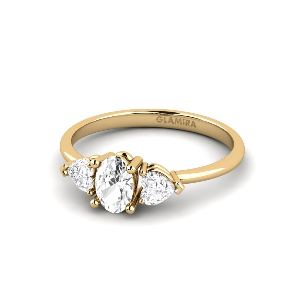 White sapphire Ring Karatobe