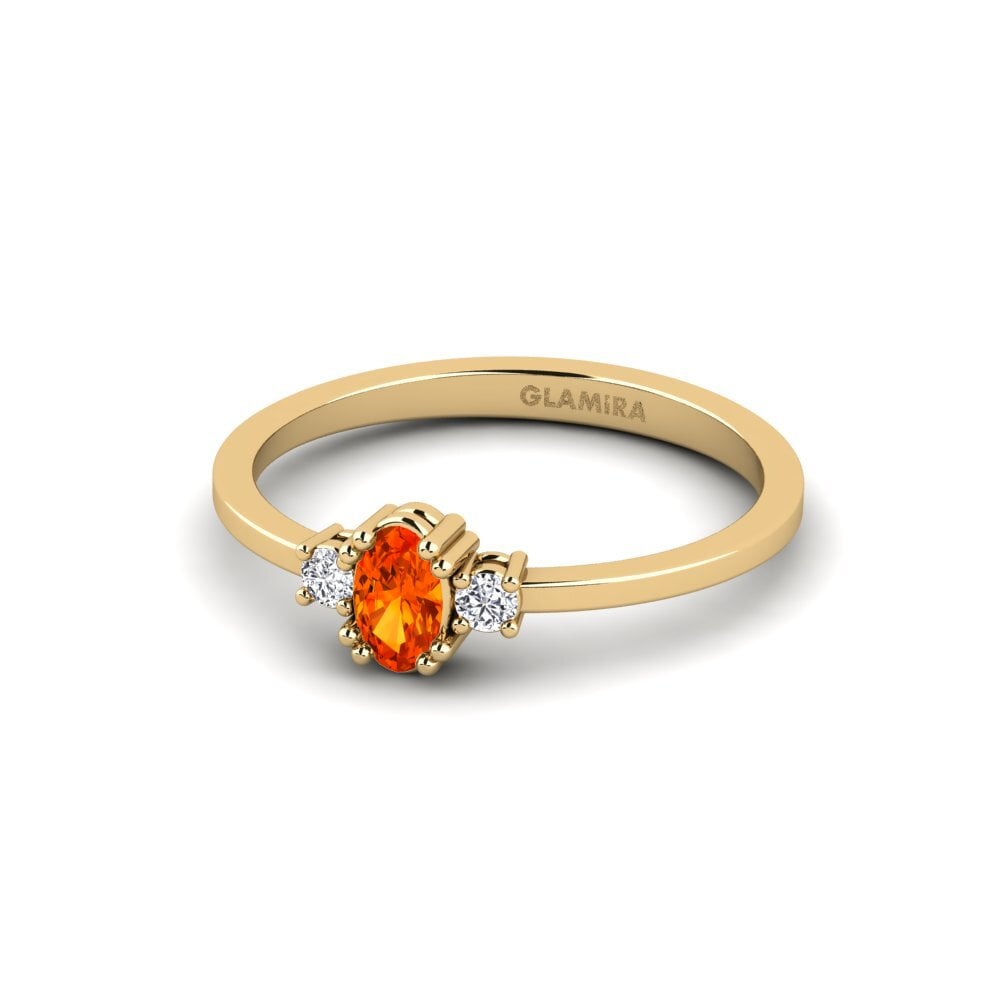 Orange Sapphire Ring Lazarevac