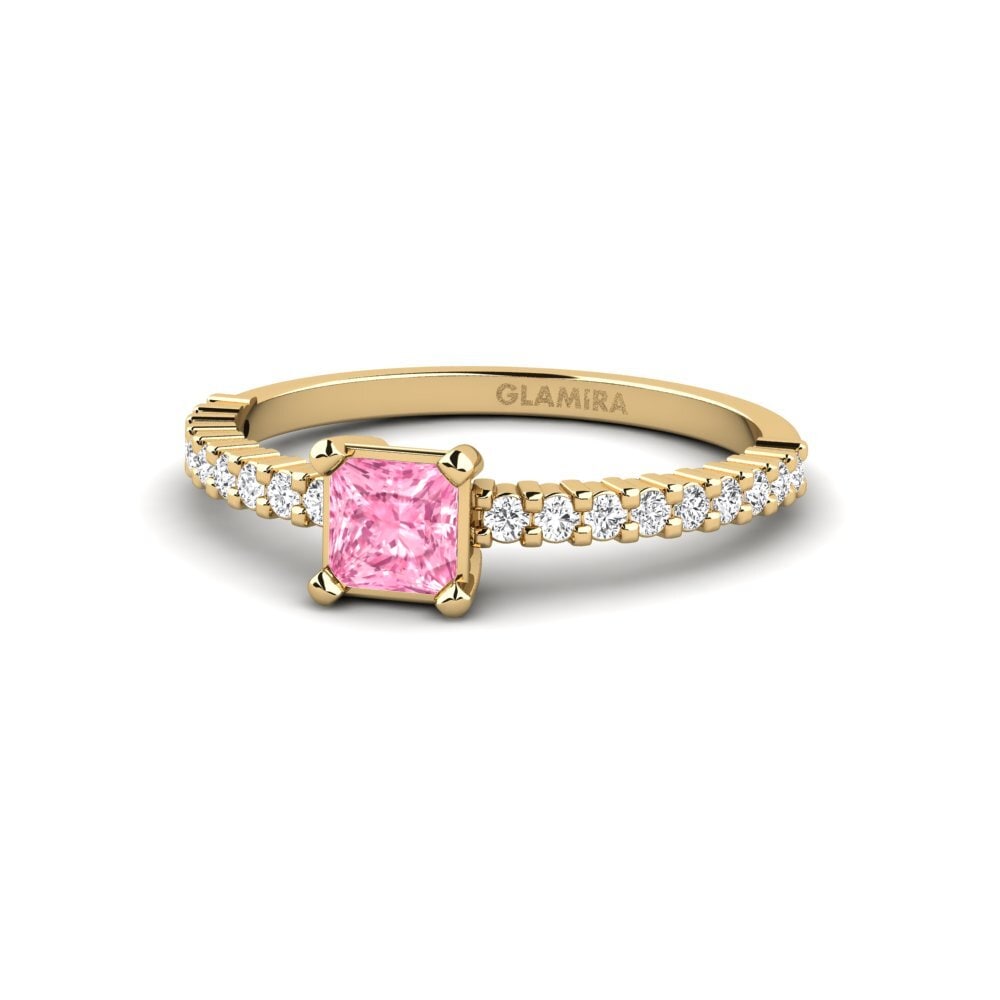 Pink Sapphire Engagement Ring Millahue