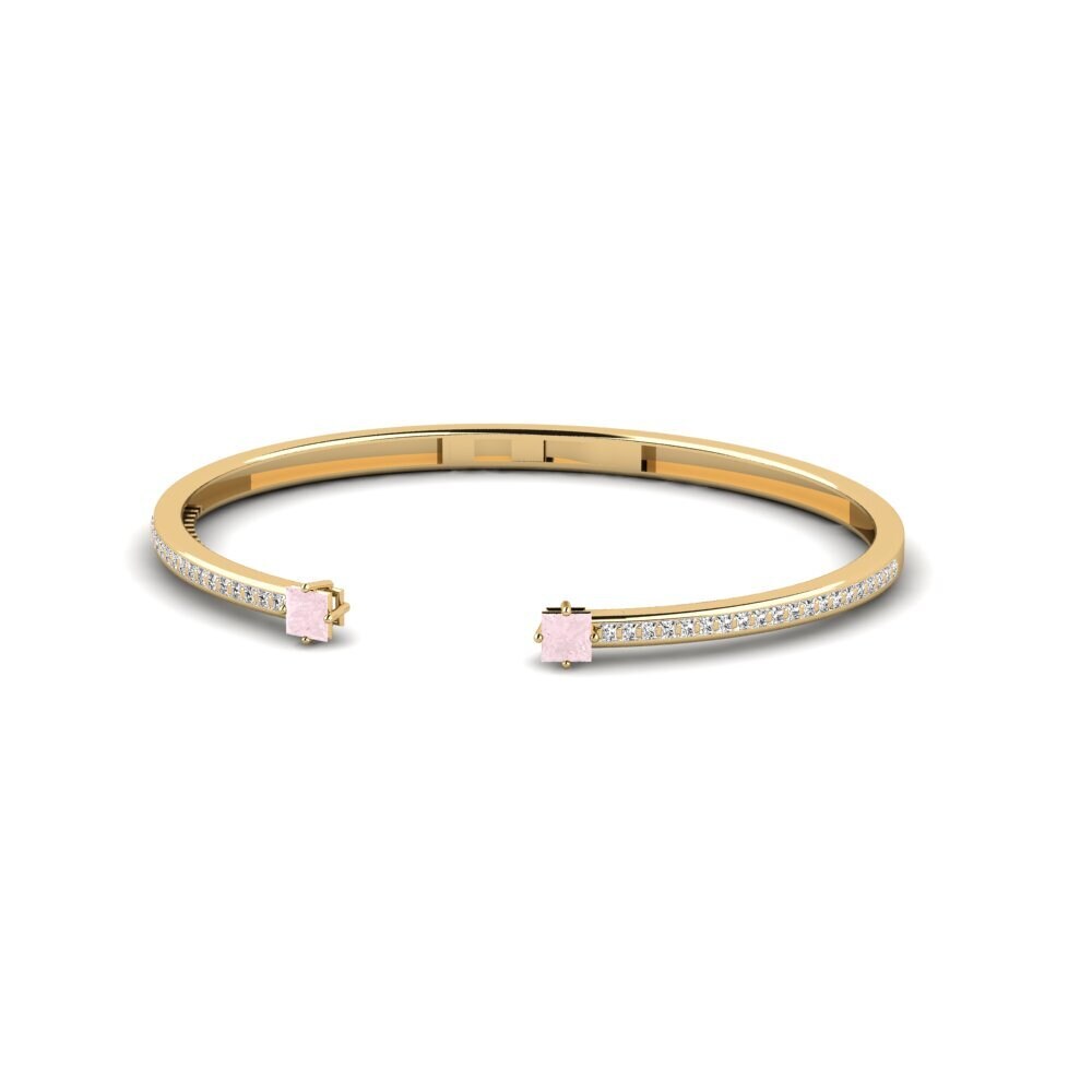 Rose Quartz Women's Bracelet Mouffetard