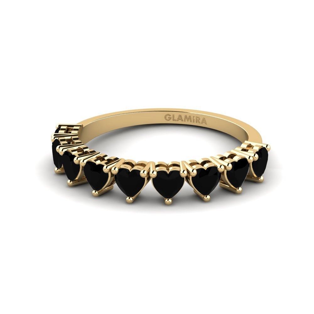 Zafiro negro Anillo Rucka