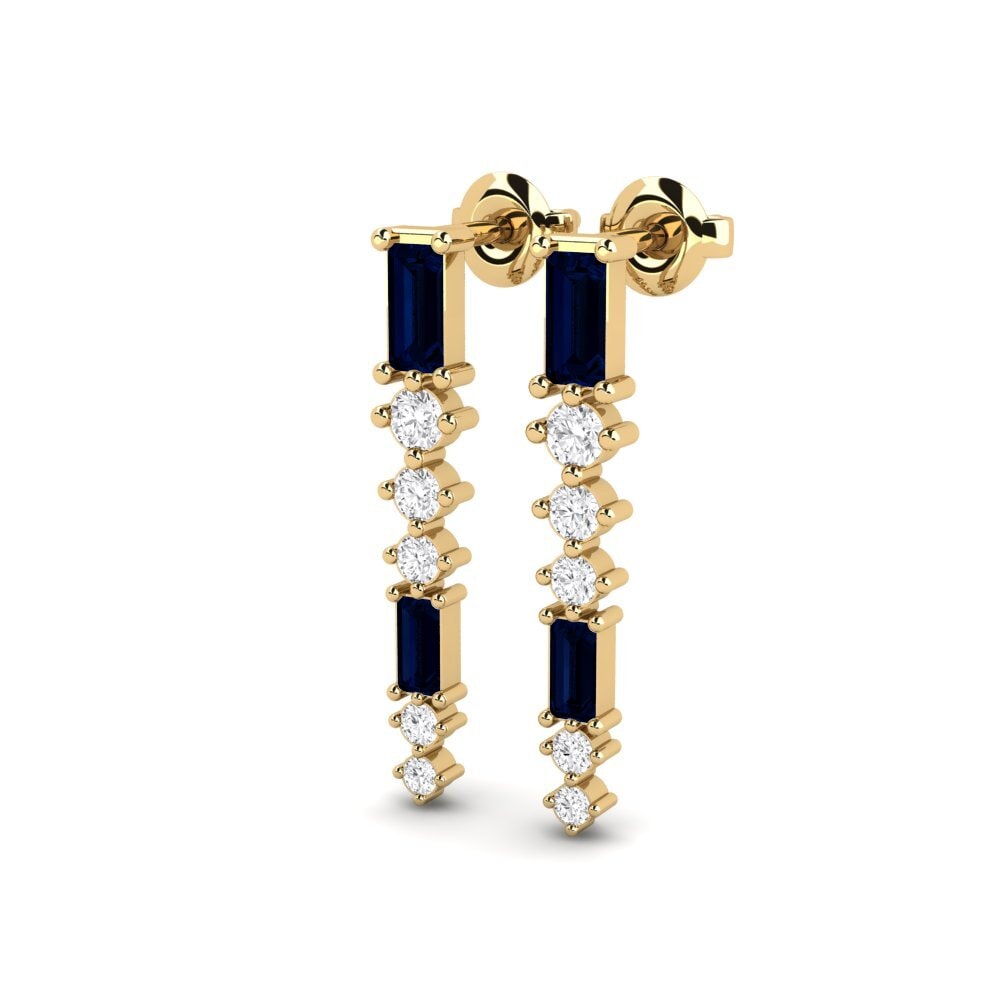 Saphir Damen ohrring Shieli