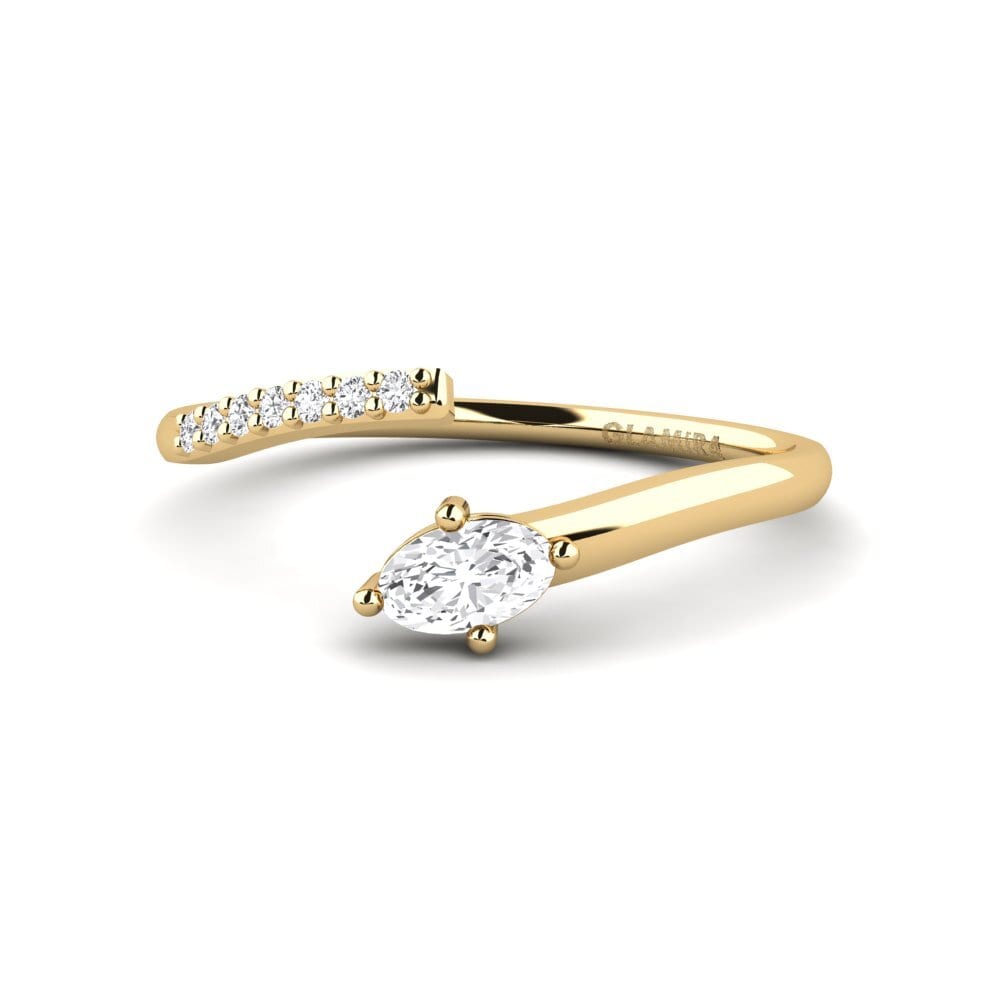 White sapphire Ring Tirevia