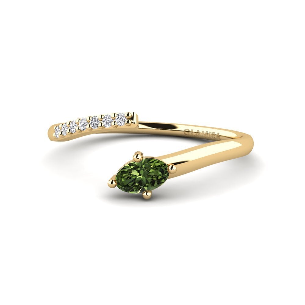 Green Sapphire Ring Tirevia