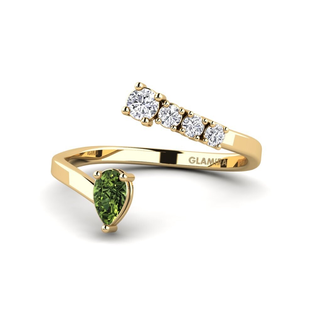 Green Sapphire Ring Tiy