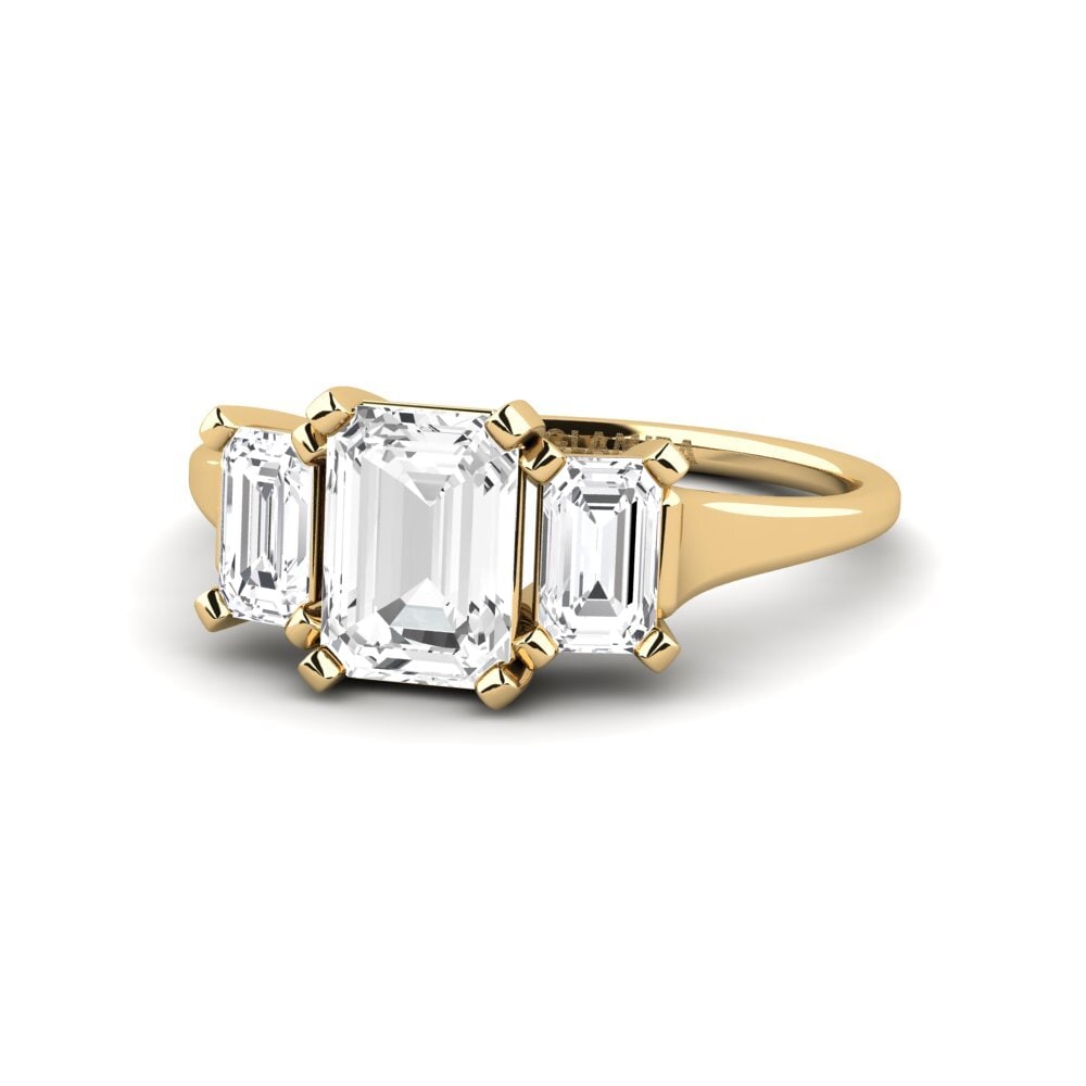 White sapphire Ring Velourae