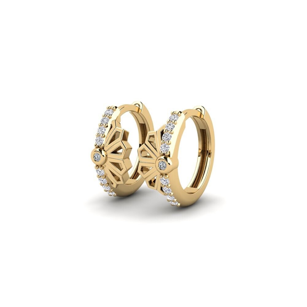 diamond-zirconia Women's ต่างหู Ainodake