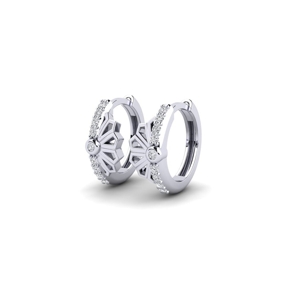 แพลเลเดียม 950 Women's ต่างหู Ainodake
